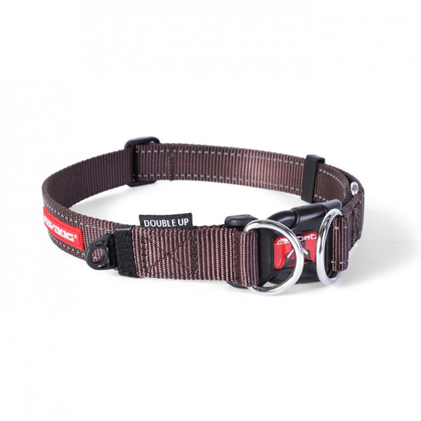 EZYDOG Double Up Collar Chocolate Color 雙環項圈 (朱古力色) Extra Large Size 